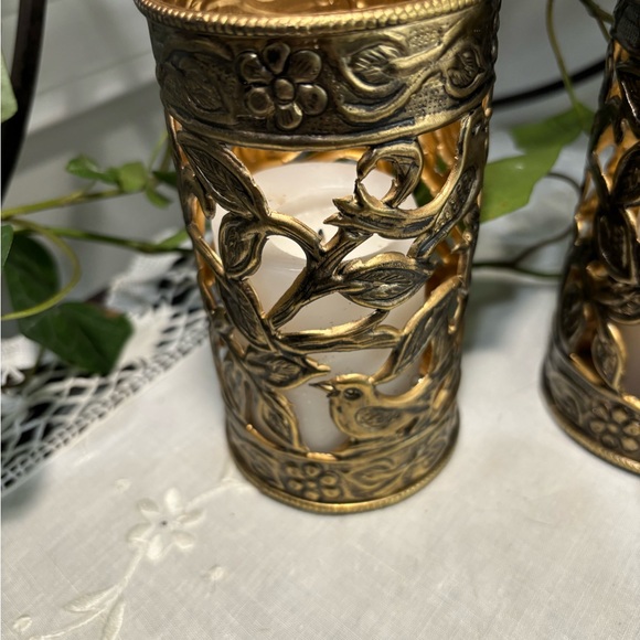 Pier 1 Scrollwork Candle Holders, size 6 x 3 - Picture 3 of 7